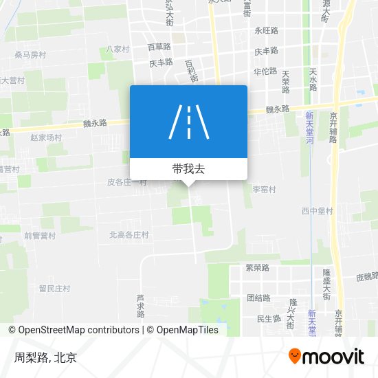 周梨路地图