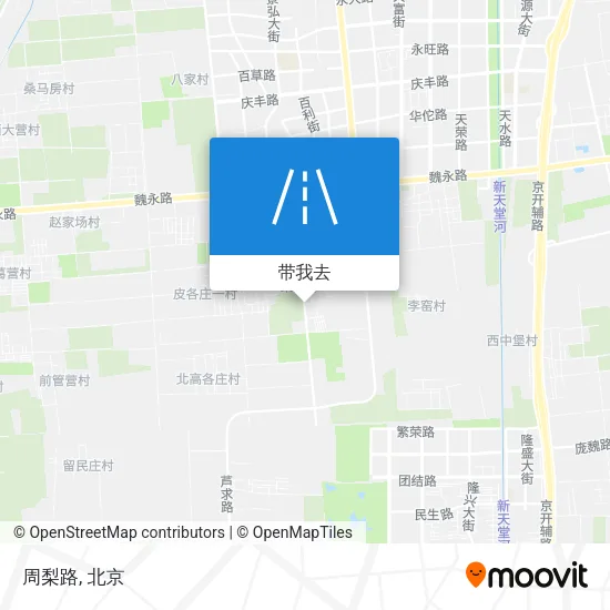 周梨路地图