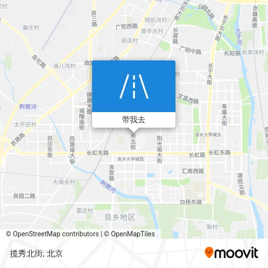 揽秀北街地图