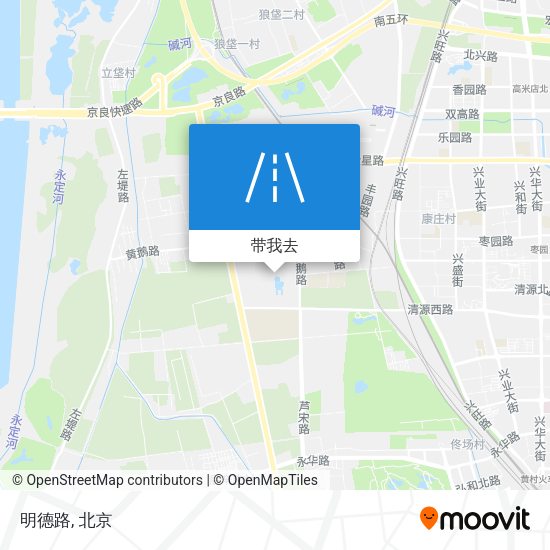 明德路地图