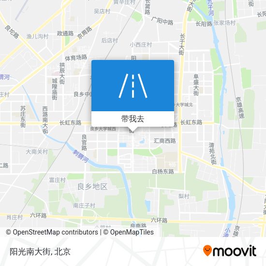 阳光南大街地图