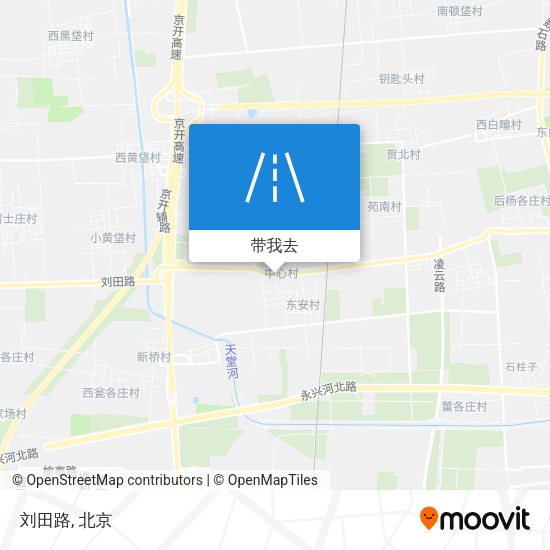 刘田路地图