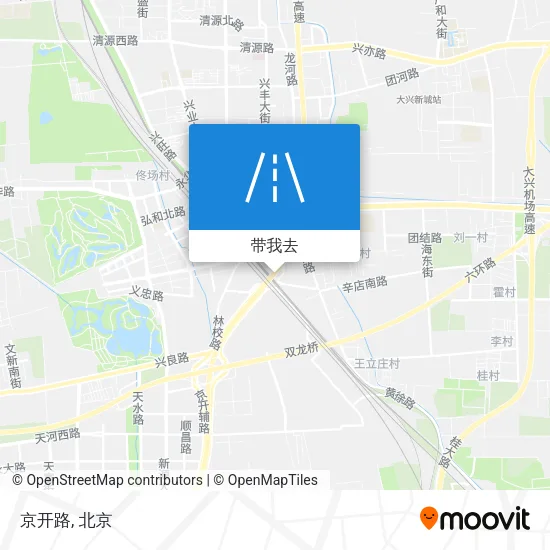 京开路地图