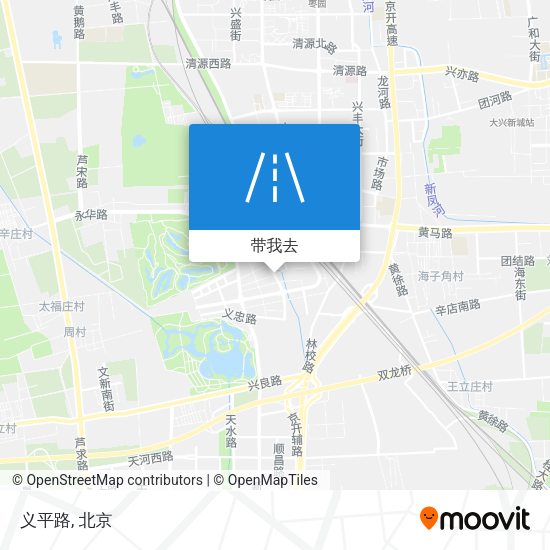 义平路地图