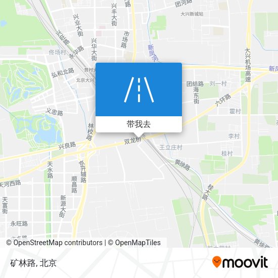 矿林路地图
