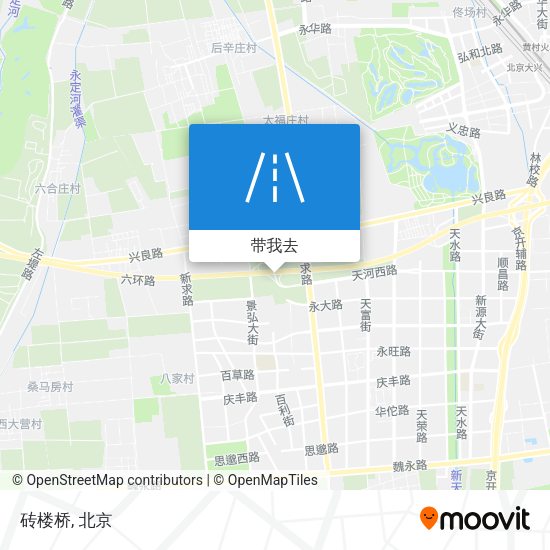 砖楼桥地图
