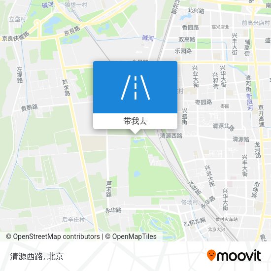 清源西路地图