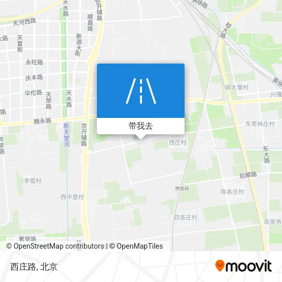 西庄路地图