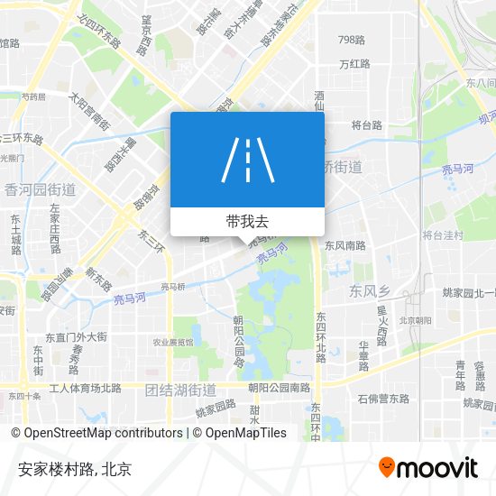 安家楼村路地图