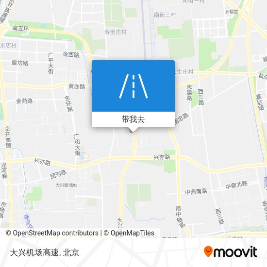 大兴机场高速地图