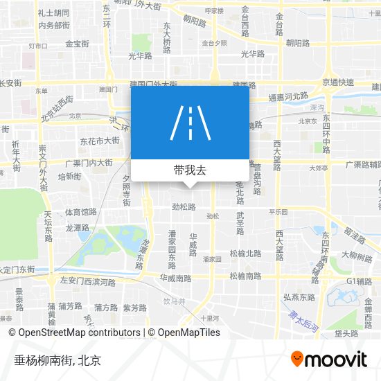 垂杨柳南街地图