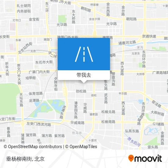 垂杨柳南街地图