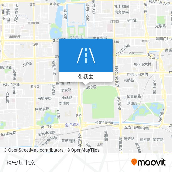 精忠街地图