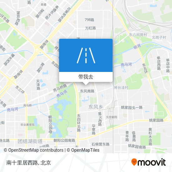 南十里居西路地图