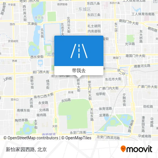 新怡家园西路地图