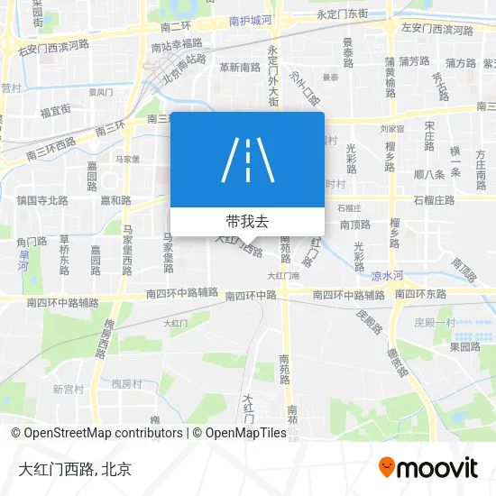 大红门西路地图