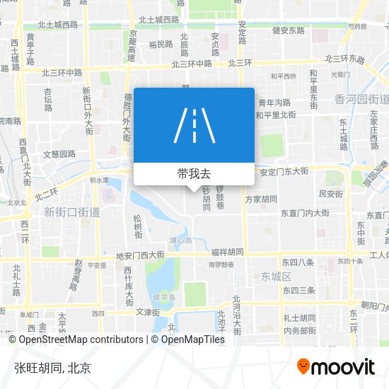 张旺胡同地图
