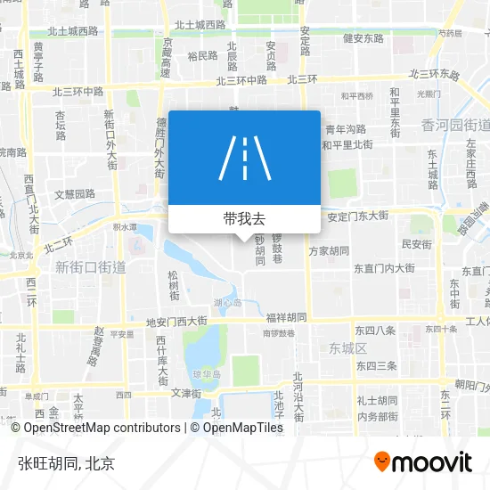 张旺胡同地图