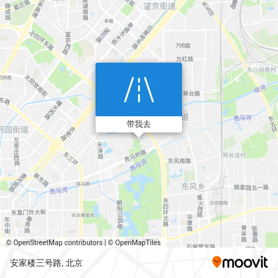 安家楼三号路地图
