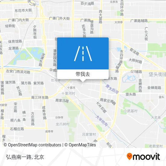 弘燕南一路地图
