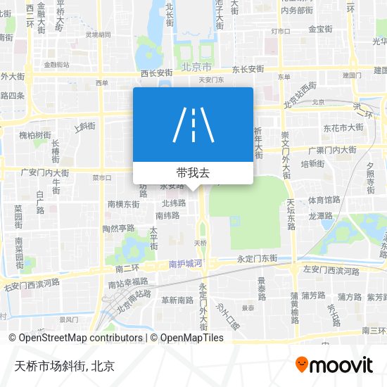 天桥市场斜街地图