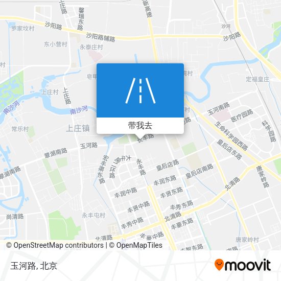 玉河路地图