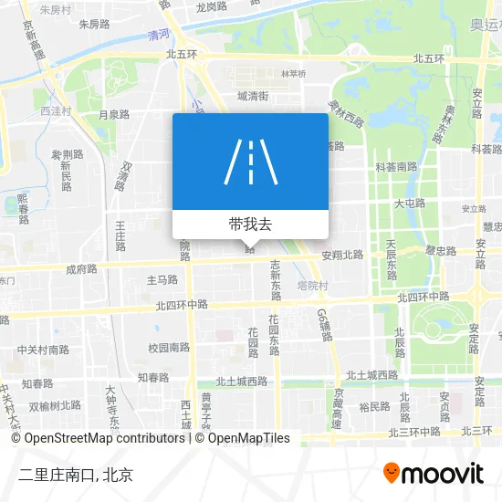 二里庄南口地图