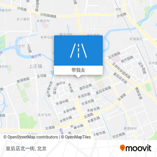 皇后店北一街地图