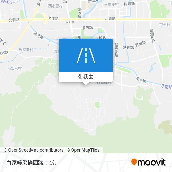白家疃采摘园路地图