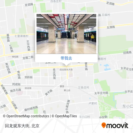 回龙观东大街地图