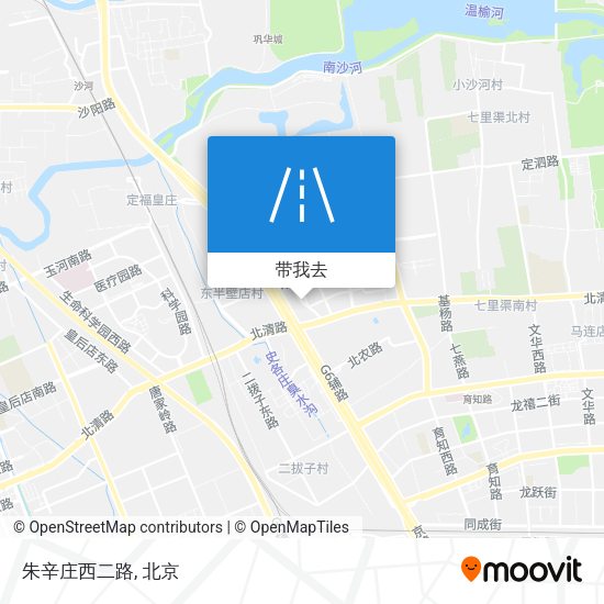 朱辛庄西二路地图