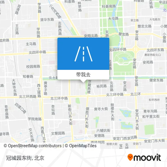 冠城园东街地图
