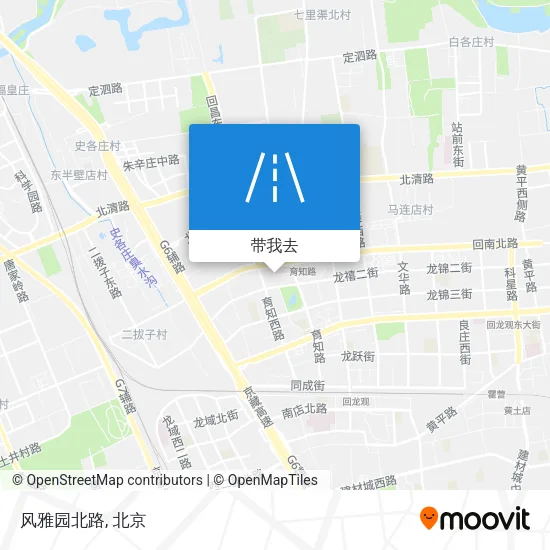 风雅园北路地图