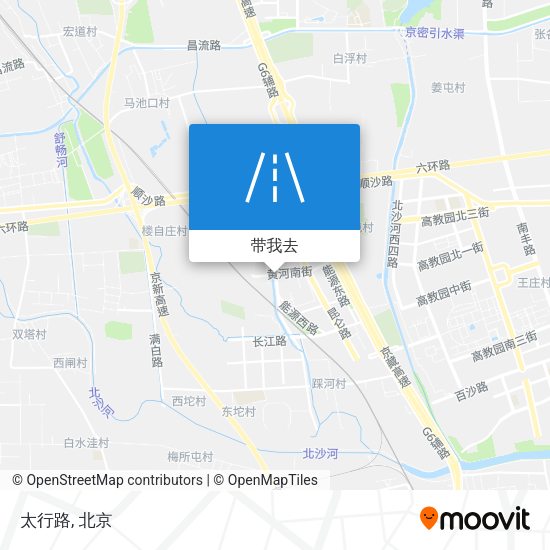 太行路地图