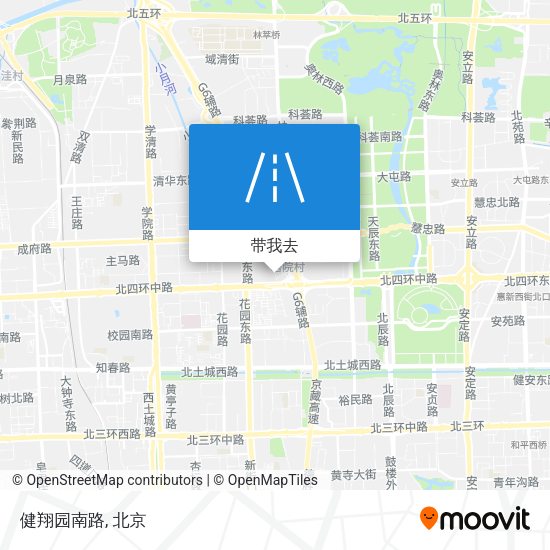 健翔园南路地图