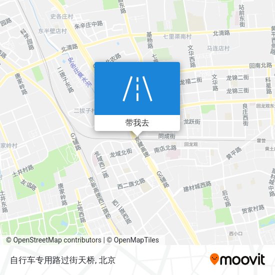 自行车专用路过街天桥地图