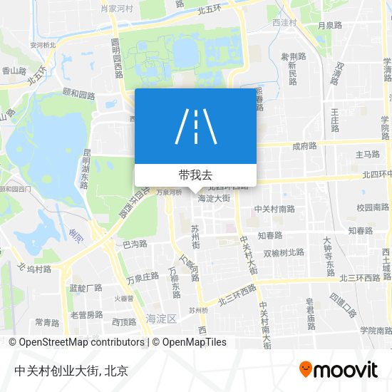 中关村创业大街地图