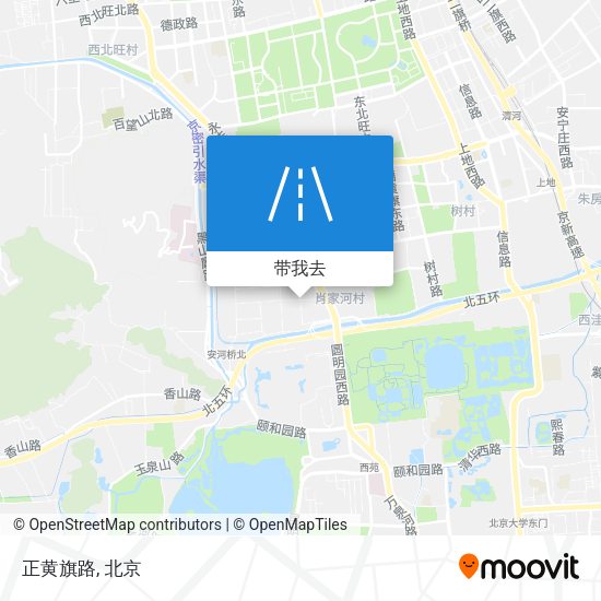 正黄旗路地图