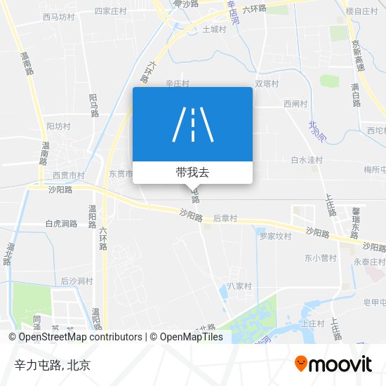 辛力屯路地图