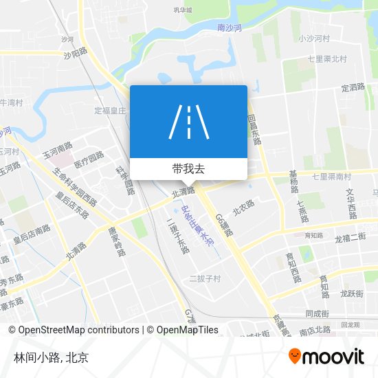 林间小路地图