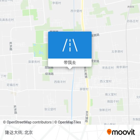 隆达大街地图