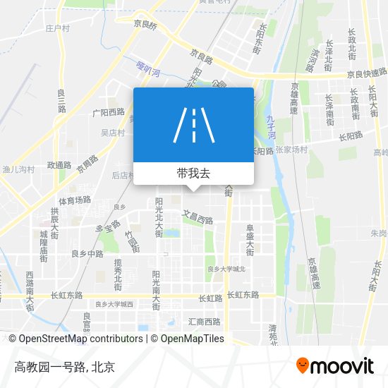 高教园一号路地图