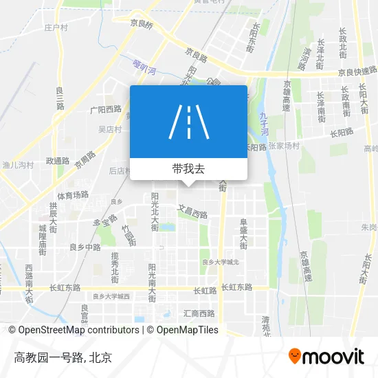 高教园一号路地图