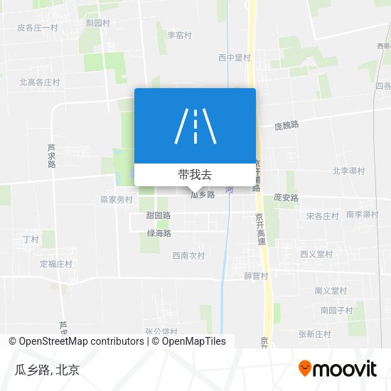 瓜乡路地图