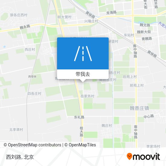 西刘路地图