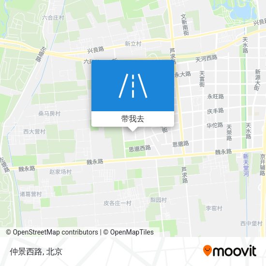 仲景西路地图