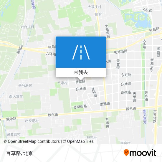 百草路地图
