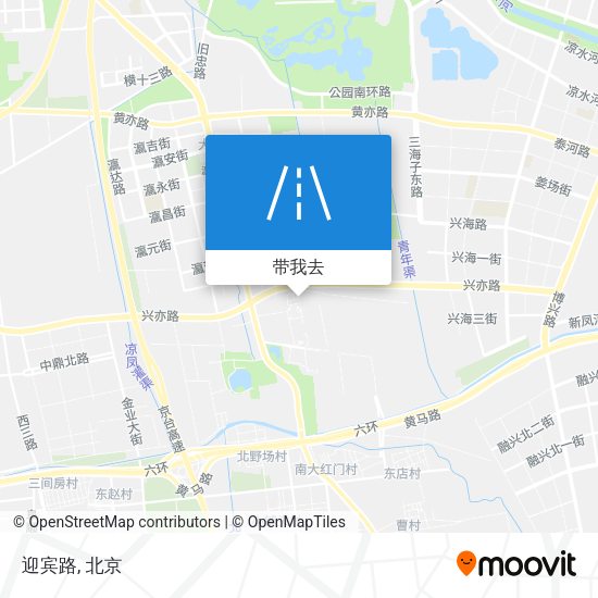 迎宾路地图