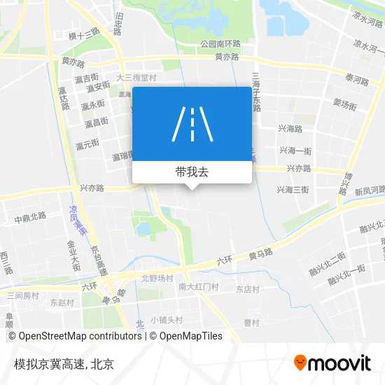 模拟京冀高速地图