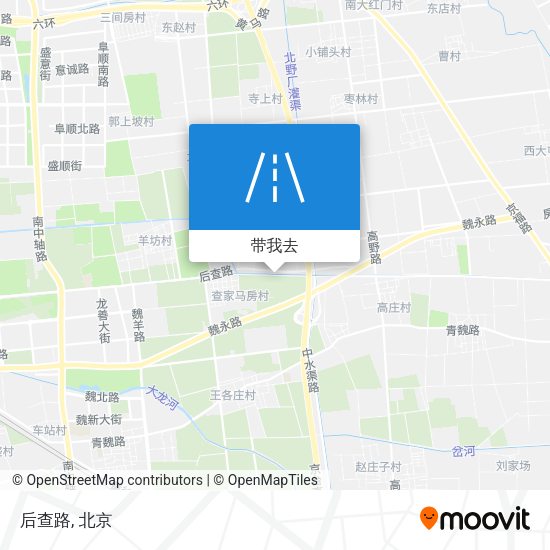 后查路地图